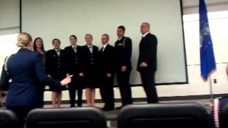 AFROTC det 855 Cadet choir singing Bohemian rhapso