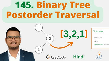 145. Binary Tree Postorder Traversal || Java || Leetcode || Hindi