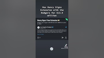 Max Muncy Signs Extension with the Dodgers for $13.5 million )