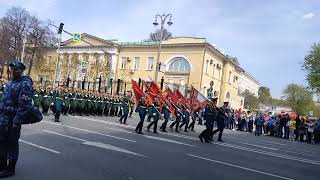 МВОКУ (Кремлевские Курсанты) После Генеральной репетиции Парада Победы 2022