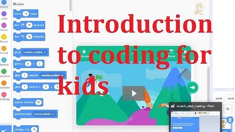 Introduction to Scratch coding for kids - Introduction - STEM Tutorial - 1