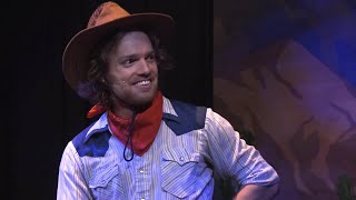 Jeff Blim experiencing pure joy in Starkid shows