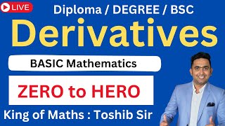 Lecture 1 | Derivatives Diploma 1st Year | Basic Mathematics Diploma Sem 1  | Toshib Tutorial M1