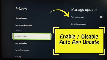 PHILIPS Smart Google TV : How to Enable / Disable Auto App Update | Turn OFF / ON Apps Auto Update
