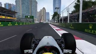 F1 2017 McLaren MP4-13 1998 @ Azerbaijan Baku (Enemy AI Level 60 Hard)