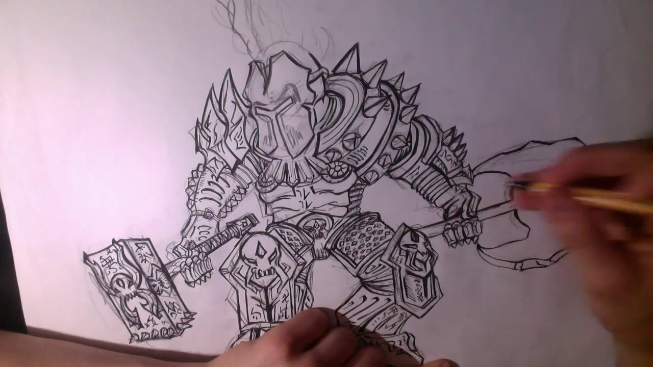 Comment Dessiner Un Chevalier Youtube