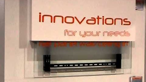 UNITECH SYSTEMS FLAT PANEL WALL LIFT ISE2012.AVI