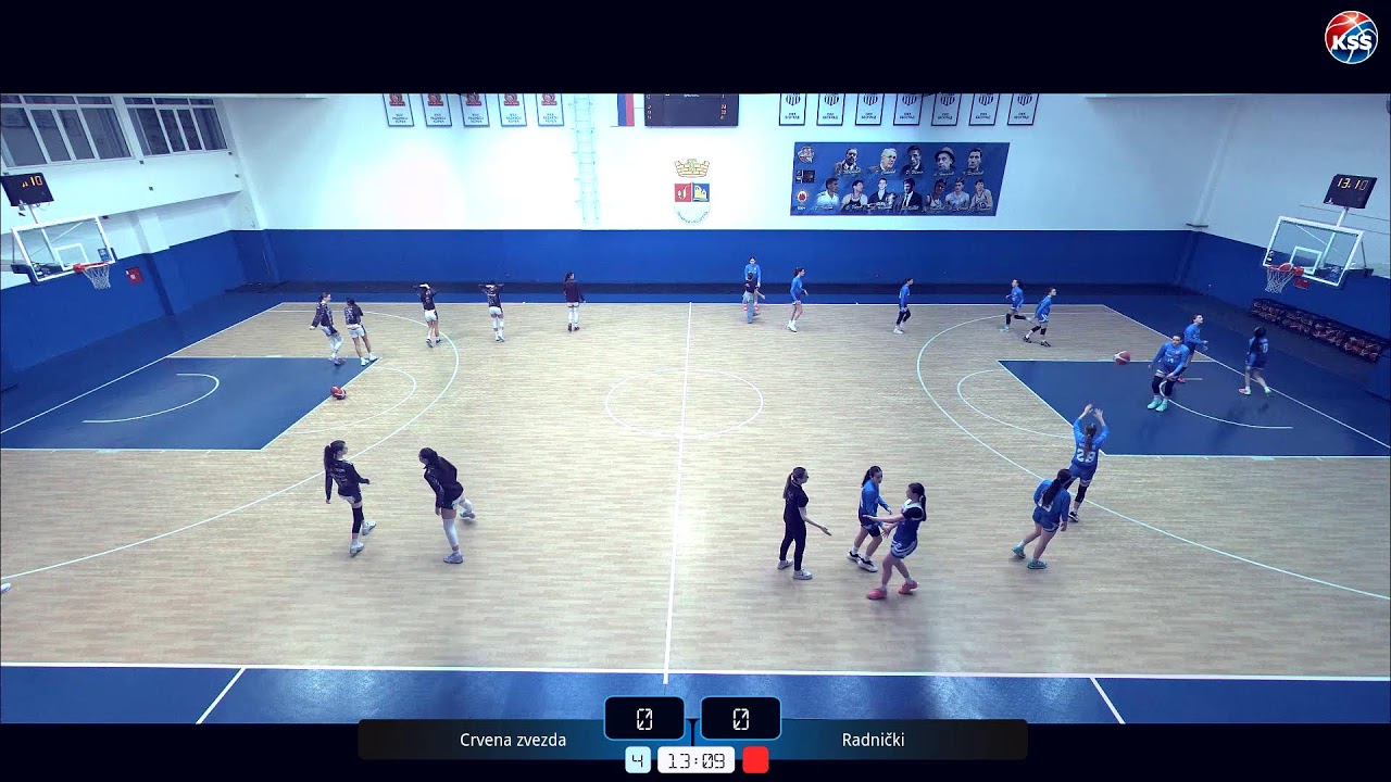 Osmomartovski turnir za pionirke za 3. mesto Crvena zvezda - Radnički