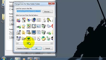 How To Change  Folders Icon In Windows XP And 7