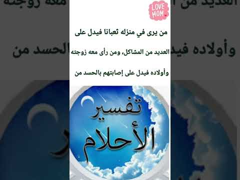 تفسير الأحلام بالحروف الأبجدية حرف الثاء رؤية الثعبان قتله لونه تقطيع رأسه حجمه