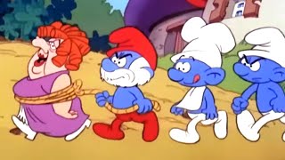 Bibircsóka A Boszorkány A Törpfaluba Érkezik Hupikék Törpikék 1 Óra Rajzfilmek Gyerekeknek