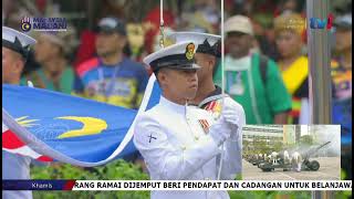 Malaysia national anthem "Negaraku" at Merdeka day Hari Merdeka 2023 Dataran Putrajaya