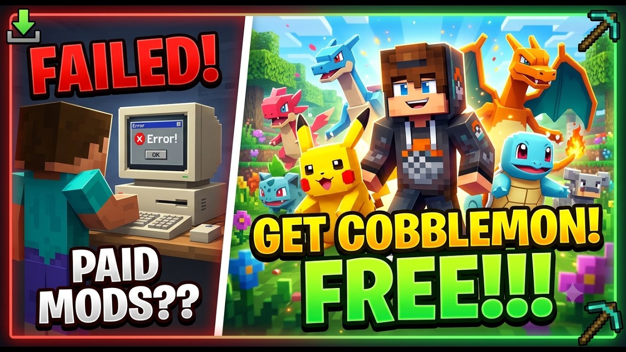 How to download Cobblemon in Minecraft for free while using Tlauncher ...