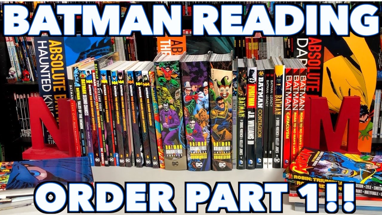 Arriba 53+ imagen batman reading order