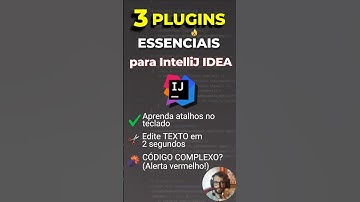 3 Plugins GRATUITOS pro IntelliJ IDEA que todo dev Java deveria conhecer #intellij #java