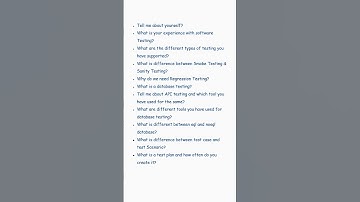 Manual Testing Interview Questions for 3+ Years of experience