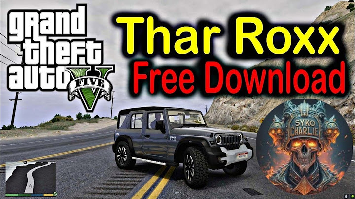 Mahindra Thar Roxx Mod Free Download For GTA V