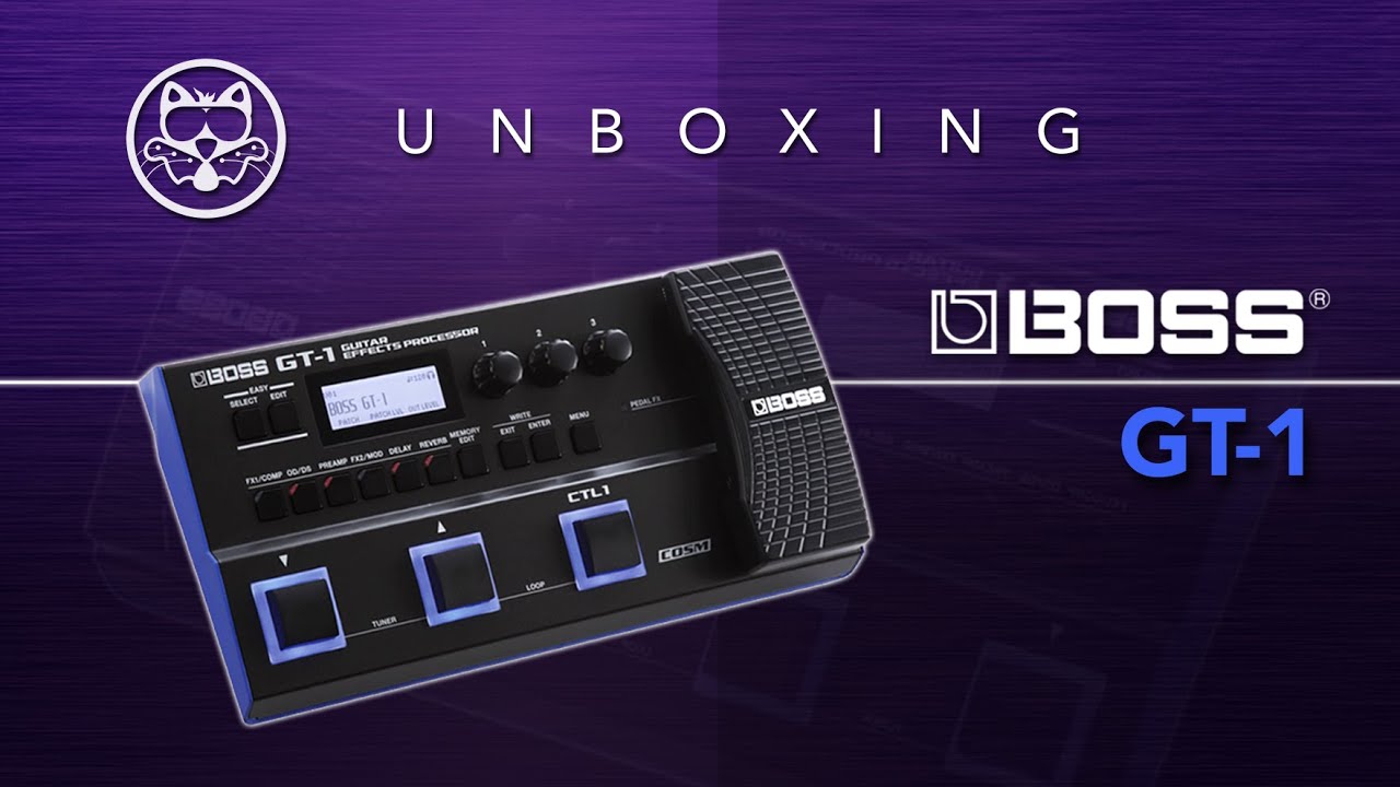 UNBOXING! Pedalera Boss GT-1 EN ESPAÑOL! - YouTube