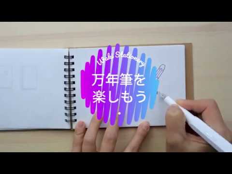 紙面にびっしり万年筆で書いてみた 可愛い イラスト 簡単 日記 描き方 見本 Youtube