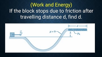 (Work and Energy) A 3.6kg block slides along a track from one level to a higher level after
