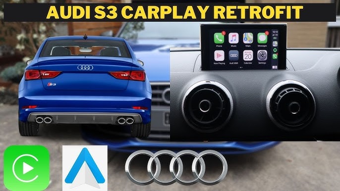 CarPlay Interface For Audi A3 S3 8V MIB 5.8 7 Android Auto Wireless  Camera Kit