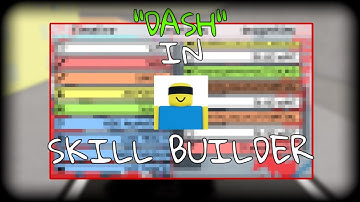 HOW to MAKE a "DASH" MOVE in SKILL BUILDER | Jujutsu Shenanigans