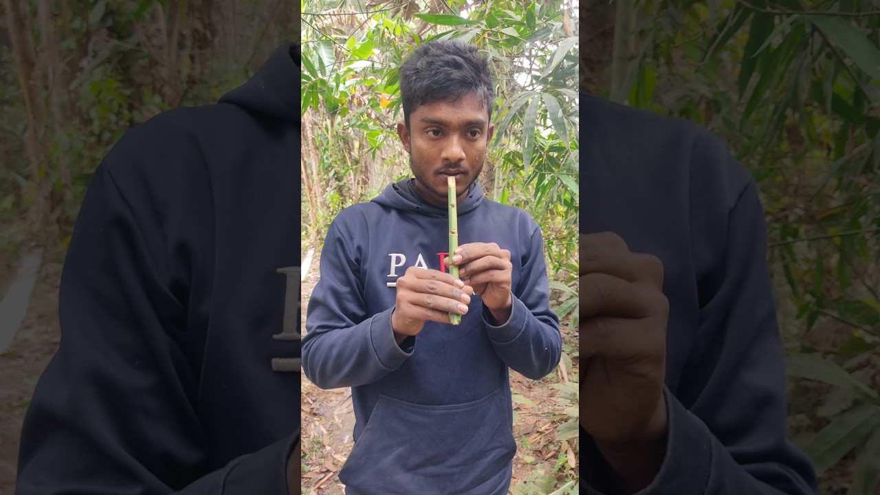 How to make a flute easily with bamboo 