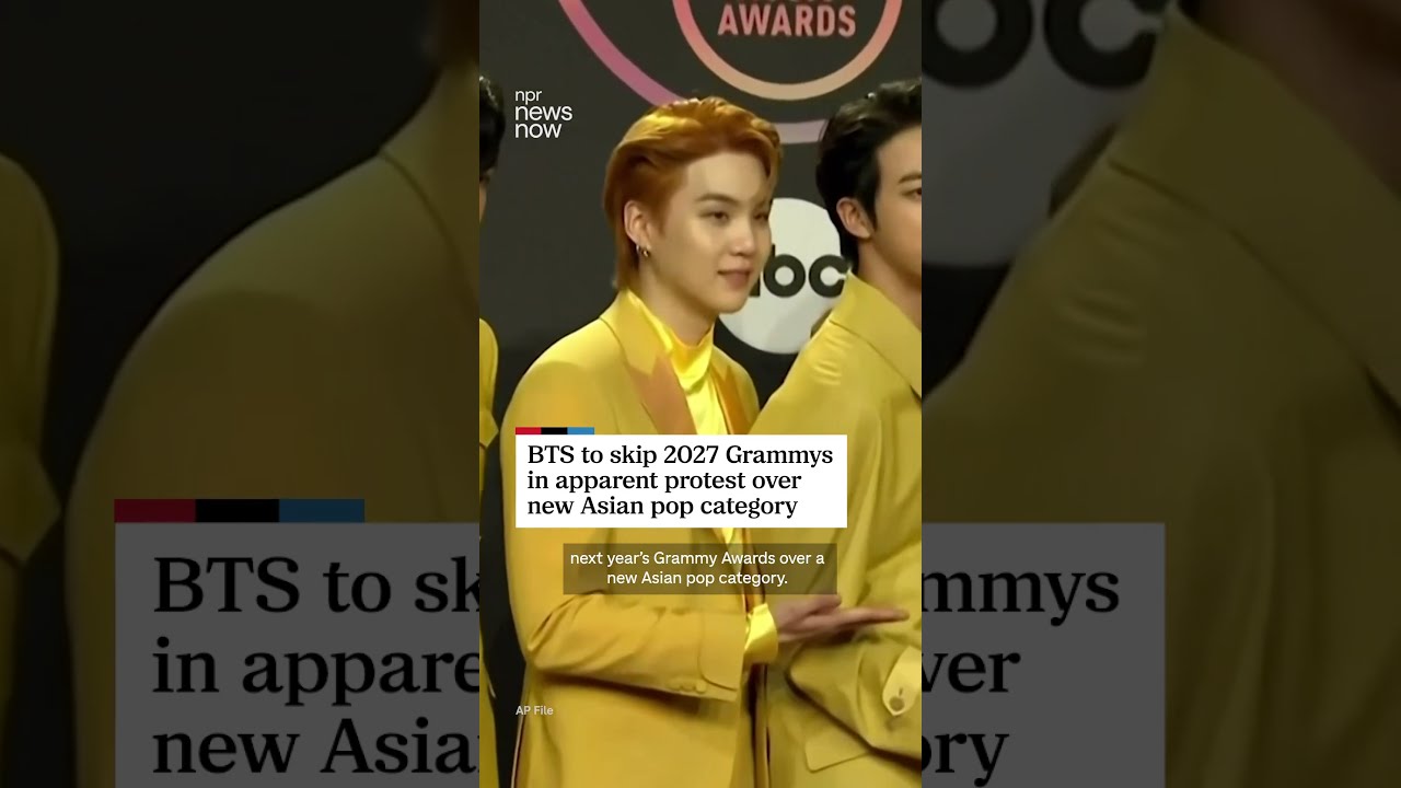 BTS skipping the 2027 Grammys