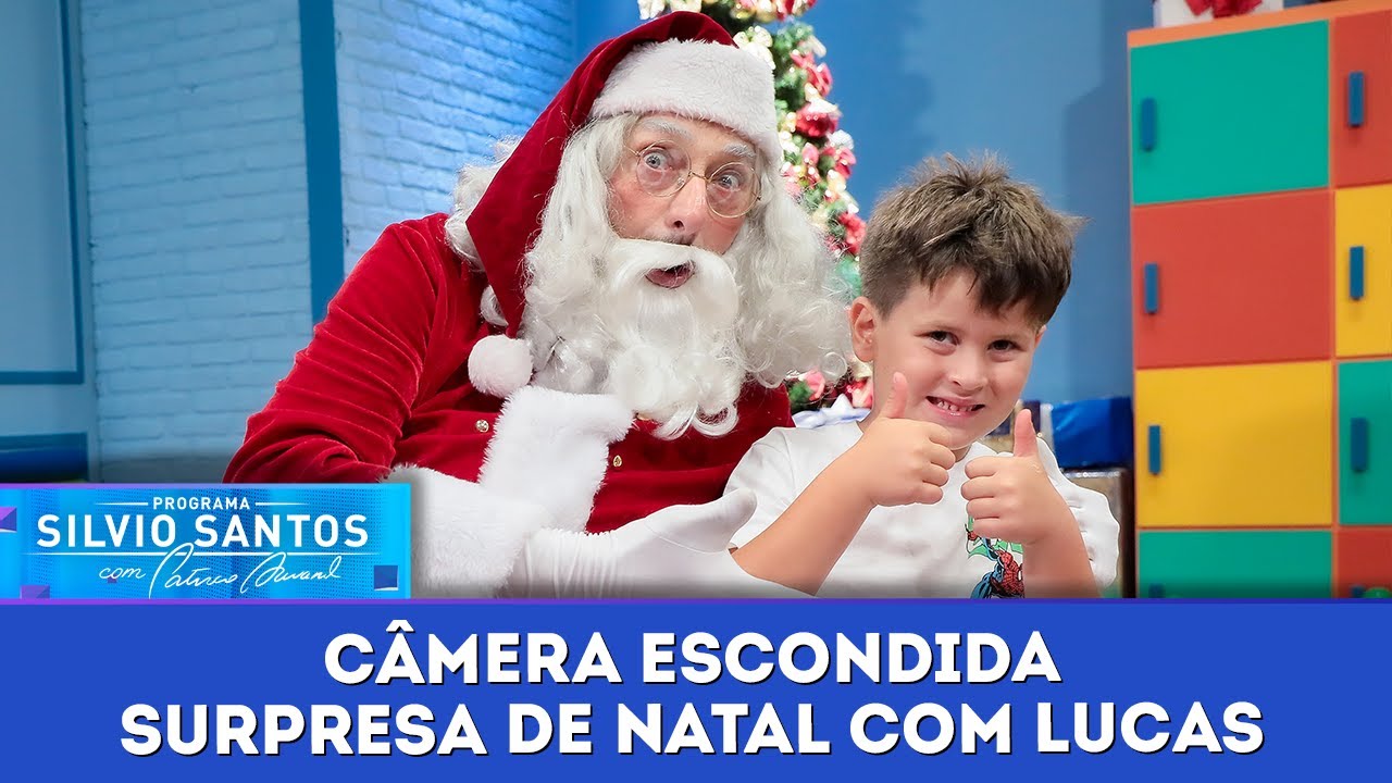 Surpresa de Natal com Lucas | Câmeras Escondidas (24/12/23)