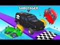 1v1 RACE vs Sabotager in GTA 5!