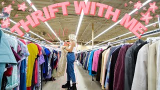 Come Thrift With Me On A Sale Day Thrifting At Savers 50% Off Everything Sale Thrift Store Haul