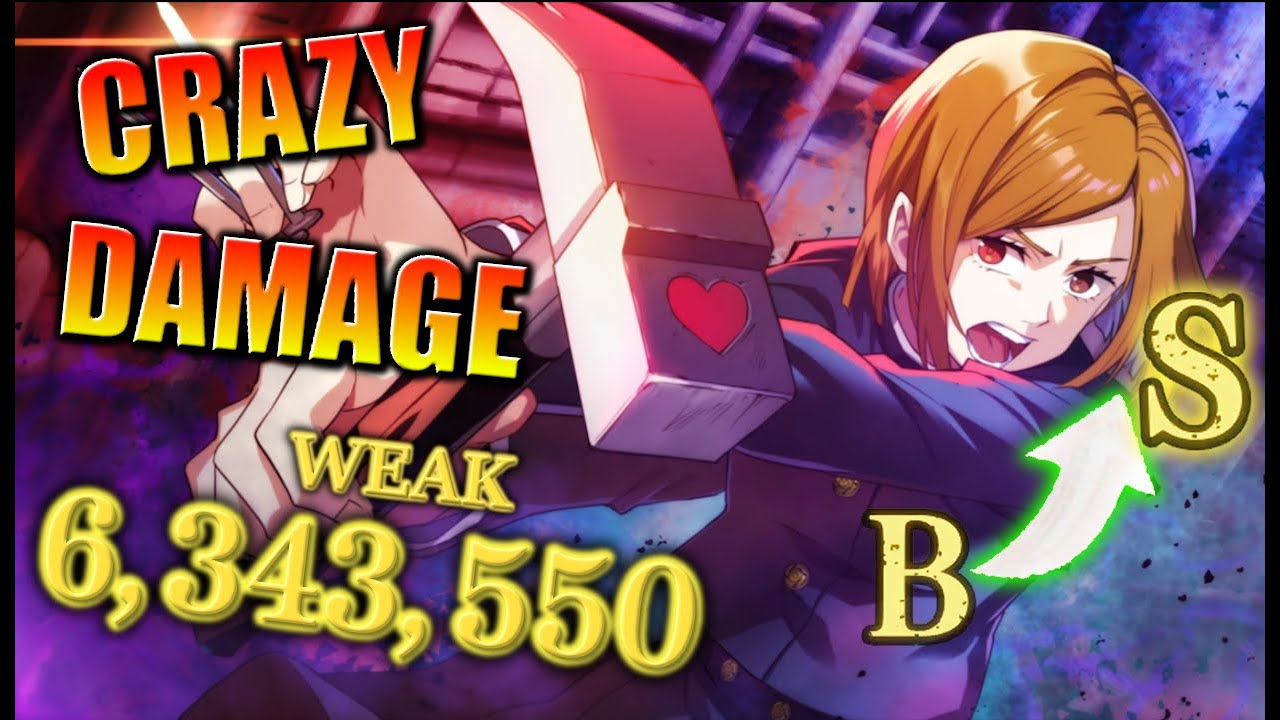 SP BUFFED YELLOW NOBARA DOES CRAZY DAMAGE! | Jujutsu Kaisen Phantom Parade