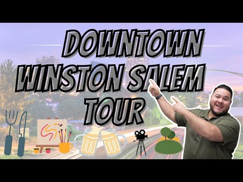 Downtown Winston Salem North Carolina Tour! The City Is Growing!