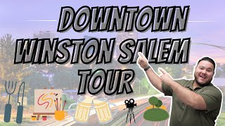 Downtown Winston Salem North Carolina Tour! The City Is Growing!