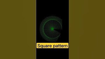 square pattern using python turtle #shorts #trending #python #turtle