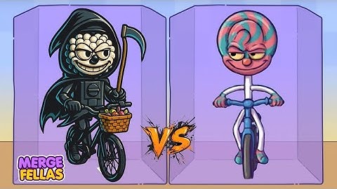 Merge Fellas BRAINROT 48 VS BRAINROT 11 ⁉️ Boss Vs Boss | GAMEPLAY - Reaching Max Level