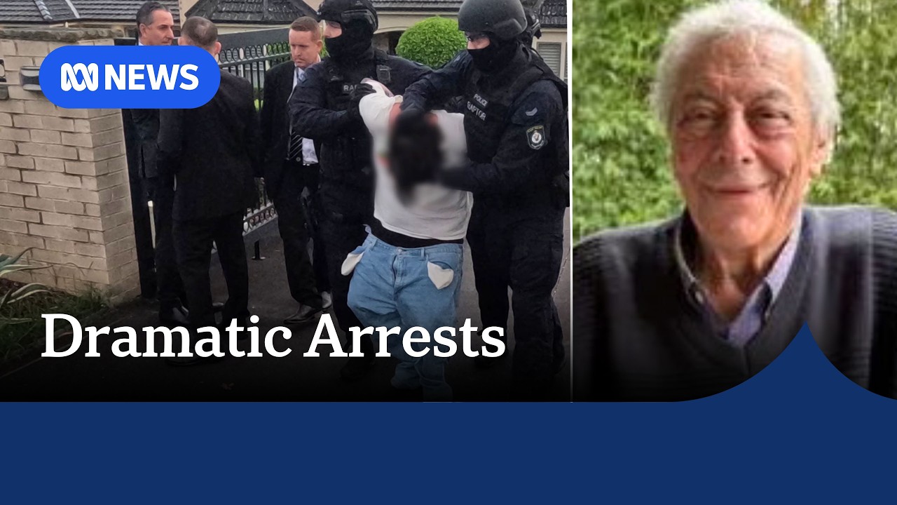 Police video of arrests related to kidnapped grandfather Chris Baghsarian | ABC NEWS