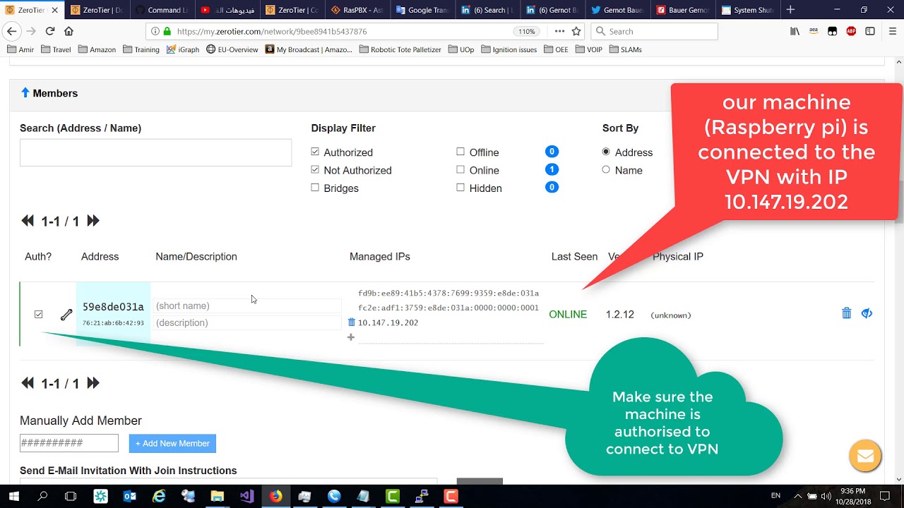 RasPBX 06 : Install ZeroTier on RasPBX - YouTube