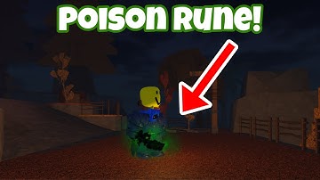 I TESTED THE NEW VENOM CRUMB RUNE IN THE FORGE ROBLOX!!