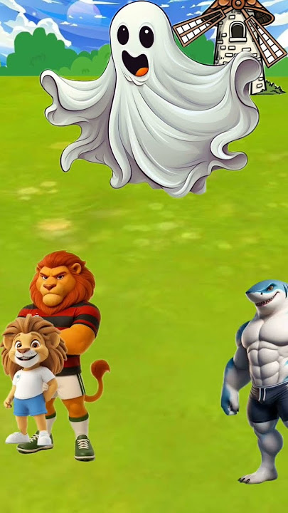 The Ghost who hid the uncle's child😰, Help the Uncle😨 #shorts #usa #funny #english #cartoon #uk