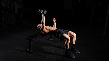 Single Arm Glute Bridge DB Rotational Bench Press