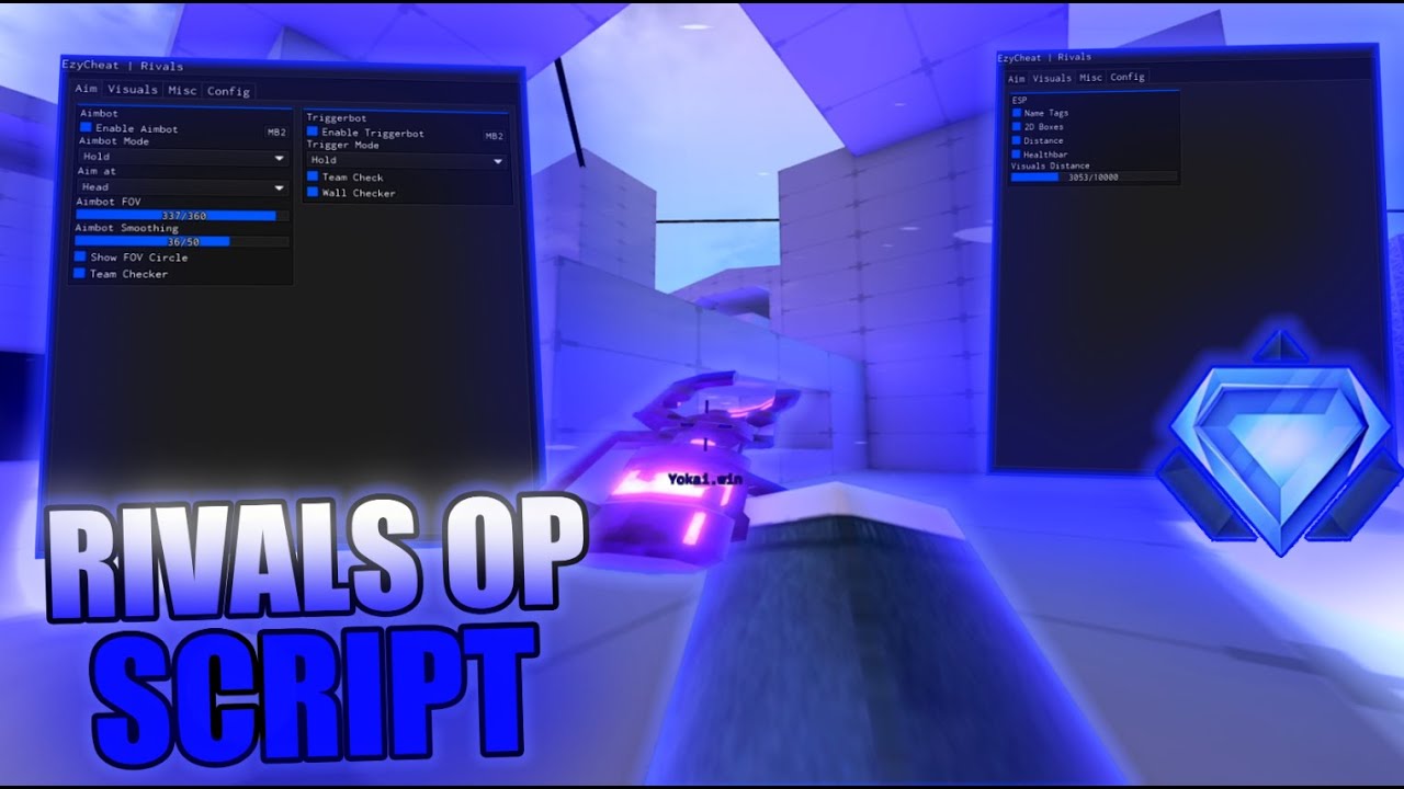 RIVALS Script GUI Exploit Hack gives AIMBOT and PLAYER ESP - YouTube