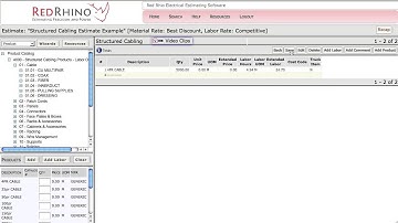Structured Cabling Takeoff
