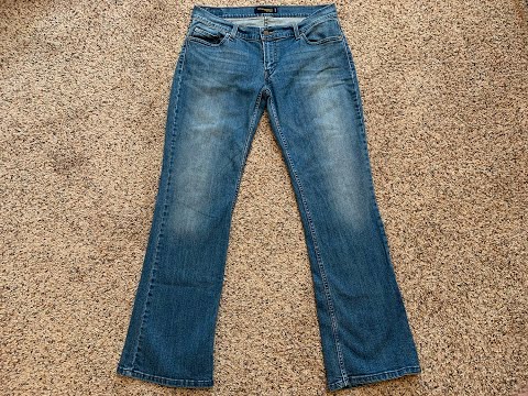 Levis Womens 524 Too Superlow Bootcut Jeans Size 11M