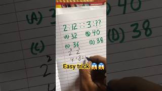 Easy Reasoning Trick 🔥 | Solve Questions Faster #education #CompetitiveExams#ReasoningTrick#viral