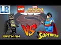 Batman VS Superman! BATTLE! Обзор и Распаковка новых человечков Lego Heroes!