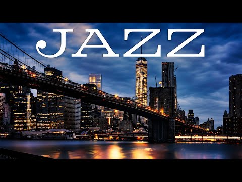 Relaxing Night Jazz Playlist - Smooth JAZZ &  Lights of Night City - Night Traffic JAZZ