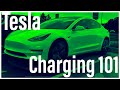 Charging A Tesla | How To | EV Charging 101 | Tesla Model 3