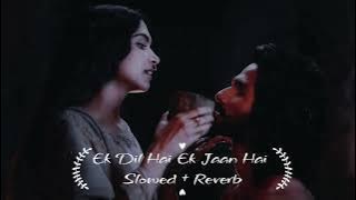 Ek Dil Hai Ek Jaan Hai Slowed   Reverb Song | ek dil ek jaan gana | padmavati songs