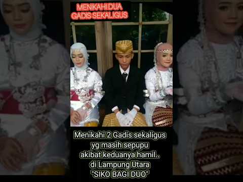 VIRAL PERNIKAHAN DENGAN DUA GADIS SEKALIGUS - 1 COWOK VS 2 CEWEK